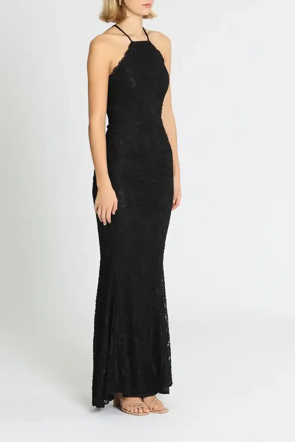 Elle Zeitoune Lori Gown Black Size 6 - Image 2