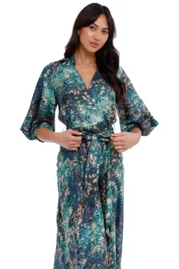 Ginger & Smart Night Grass Wrap Dress Multi Print Size 12 for rent on The Volte - image 2