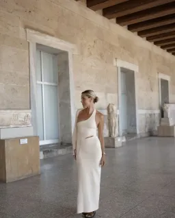 Sir The Label Manifesto Sleeve Midi Dress Butter Size 10 for rent on The Volte - image 4