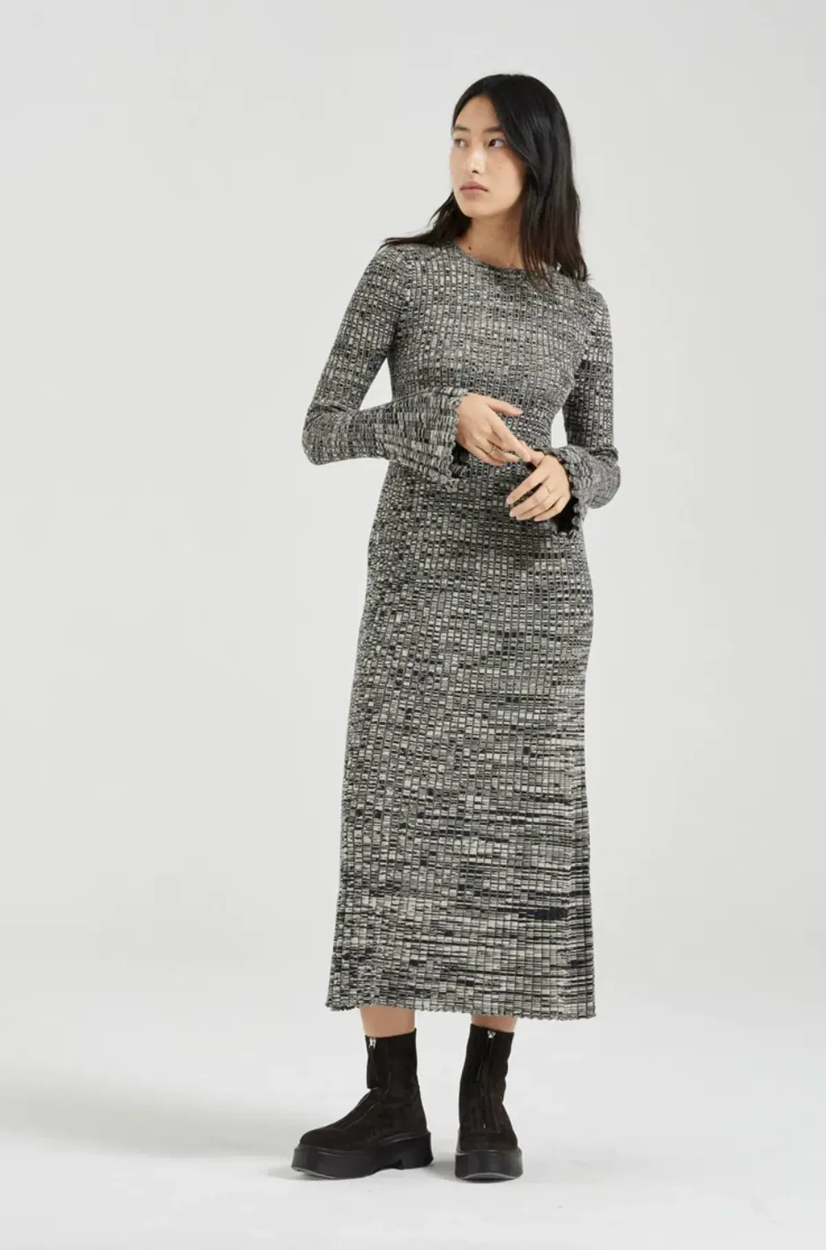 Friends with Frank The Cleo Dress Black Size M/AU 10 for rent on The Volte - main image