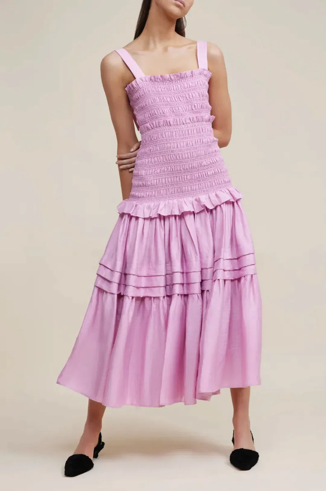 Acler Lysia Dress Jasmine Purple Size 10 for rent on The Volte - main image