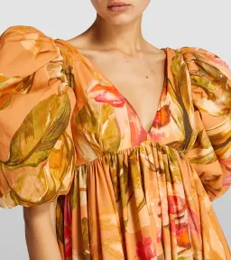 Anouki Cotton Floral Maxi Dress Floral Size 8 for rent on The Volte - image 4