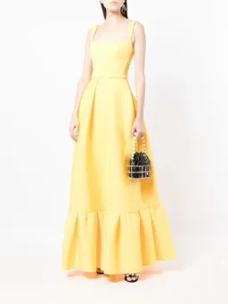 Rachel Gilbert Cora Gown in Yellow Size AU 8 for rent on The Volte - image 1