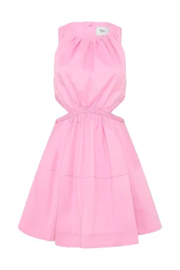 Aje Voyage Braided Cut Out Mini Dress Pink Size AU 10 for rent on The Volte - image 5