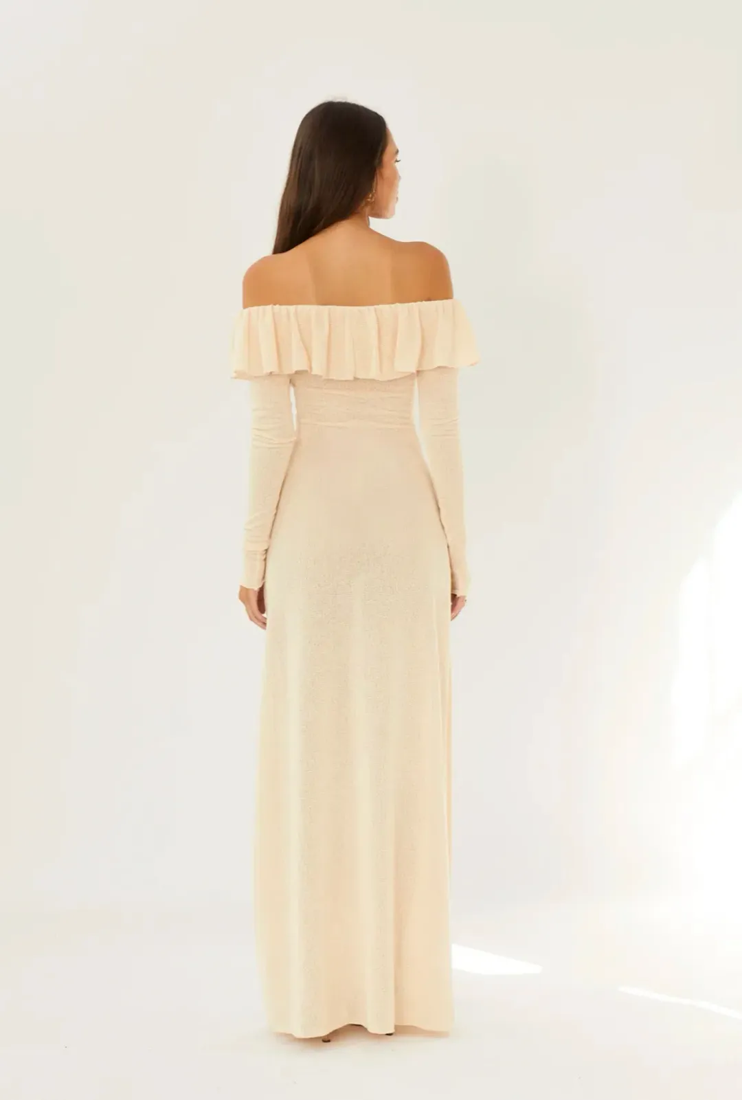 Arcina Ori Mila Maxi Dress Cream Size XS / AU 6 for rent on The Volte - main image