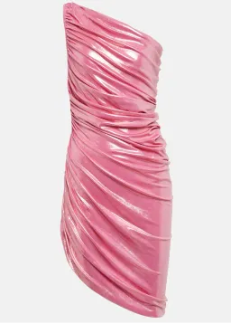 Norma Kamali Diana Dress Metalic Candy Pink Size AU 12 for rent on The Volte - image 4