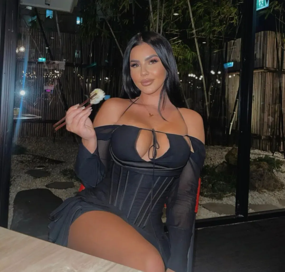 House of CB Gianna Real Silk Corset Mini Dress Black Size AU 8 for rent on The Volte - main image