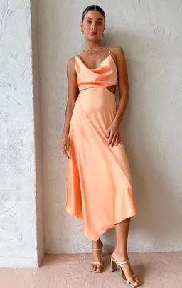 One Fell Swoop Josephine Dress Peach Size 10 for rent on The Volte - image 1