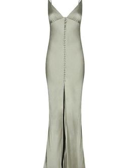 Shona Joy La Lune Bias Slip Dress Sage Size 8 for rent on The Volte - image 4
