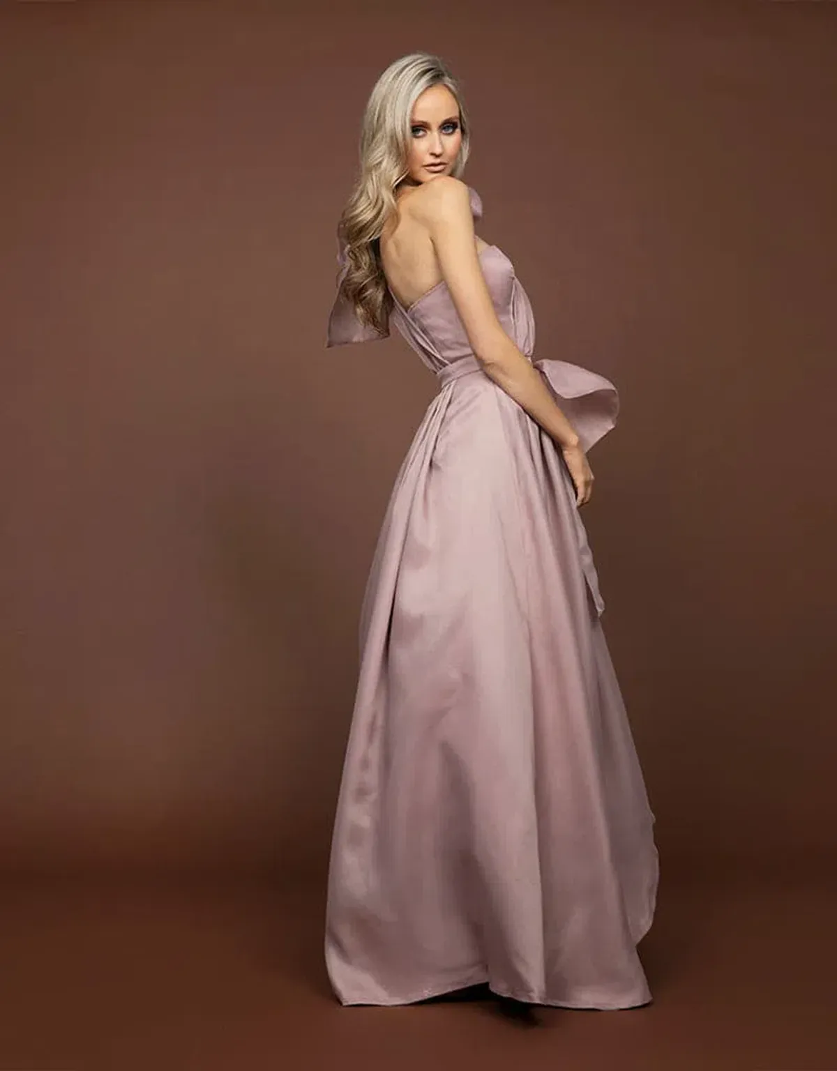 Bariano La Parfum Ball Gown Nude Size 6 - Image 2