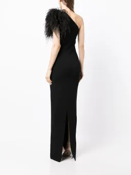 Rachel Gilbert Elcie Gown Black Size 8 for rent on The Volte - image 2
