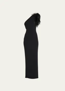 Rachel Gilbert Elcie Gown Black Size 8 for rent on The Volte - image 3