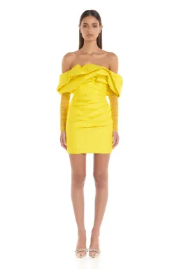 Eliyah The Label Oscar Dress Yellow Size 12 for rent on The Volte - image 1