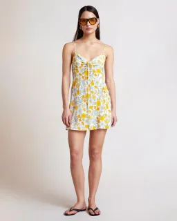 Bec & Bridge Cali Sun Mini Dress Floral Size 10 for rent on The Volte - image 1