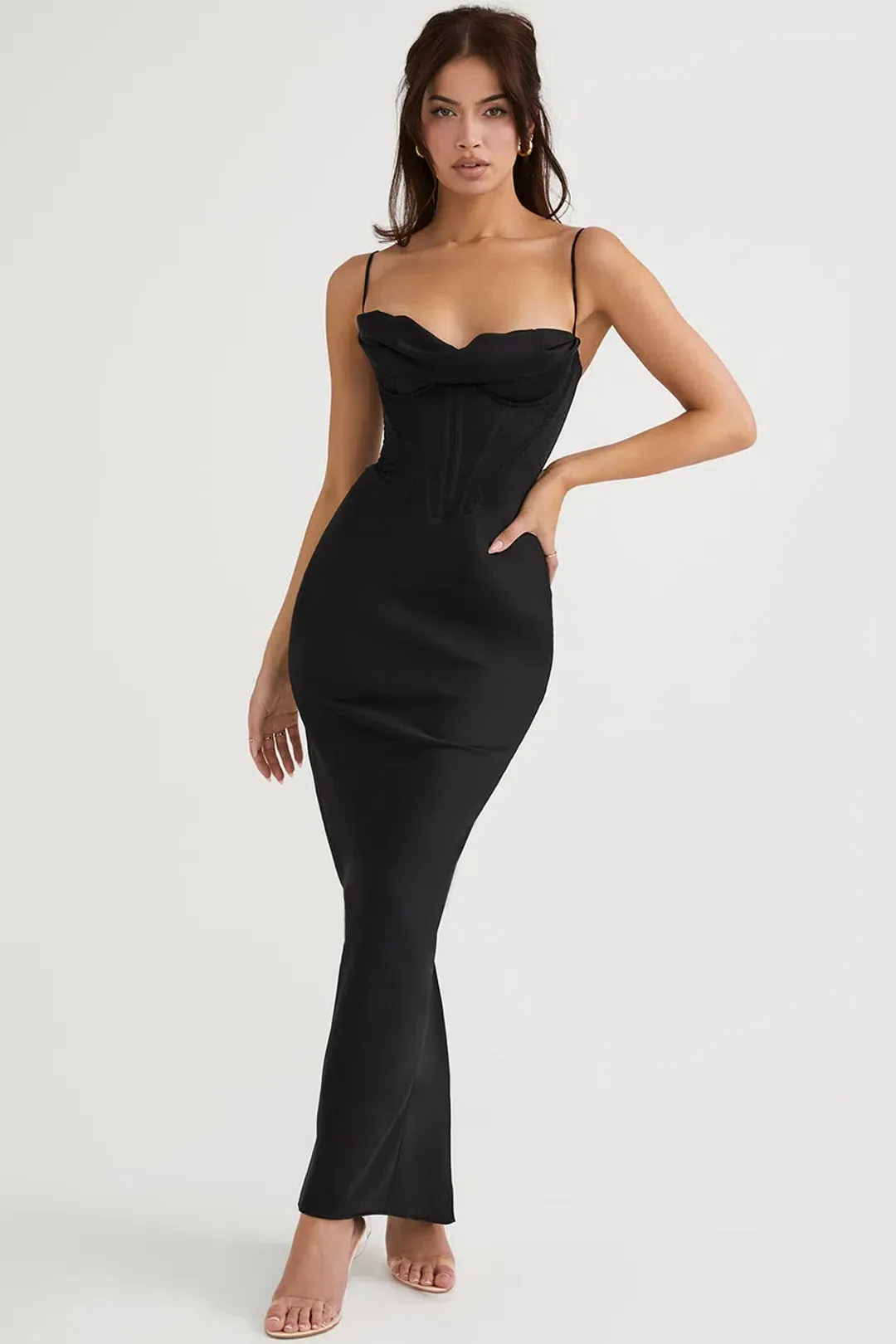 House of CB Charmaine Dress Black Size XS/Au 6 for rent on The Volte - main image