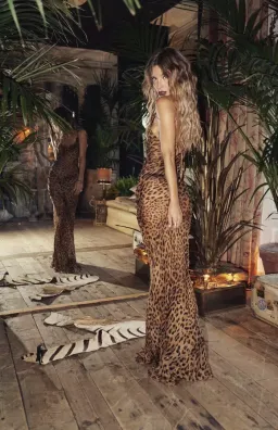 Rat and Boa Valentina Dress Leopard Print Size 6 for rent on The Volte - image 5