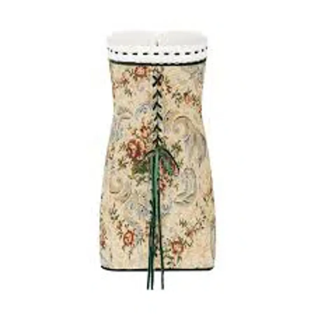 With Jean Sabrin Tabi Mini Dress Green Size 12 for rent on The Volte - main image