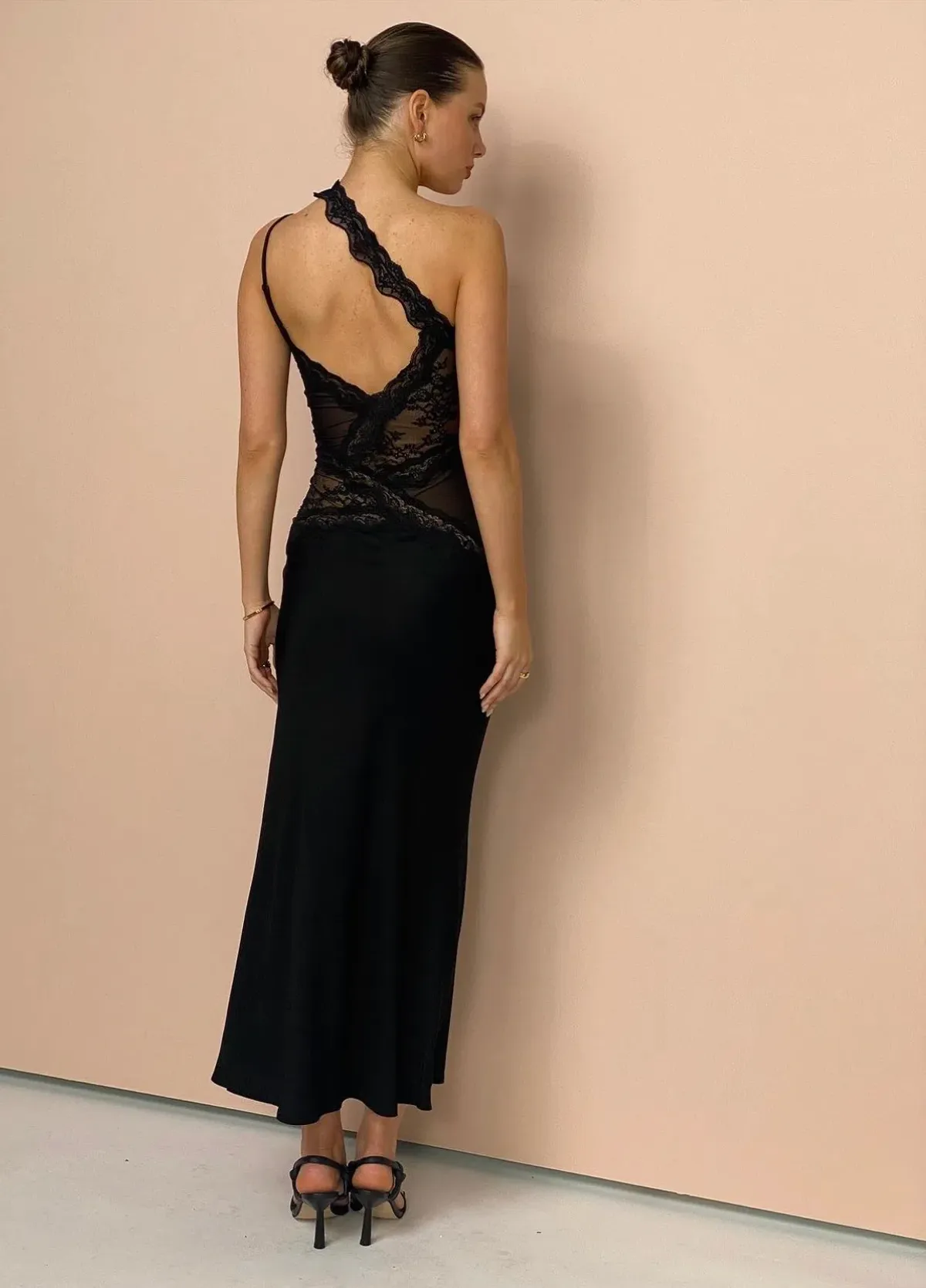 Bec & Bridge Ria Asym Maxi Dress Black Size 8 - Image 3