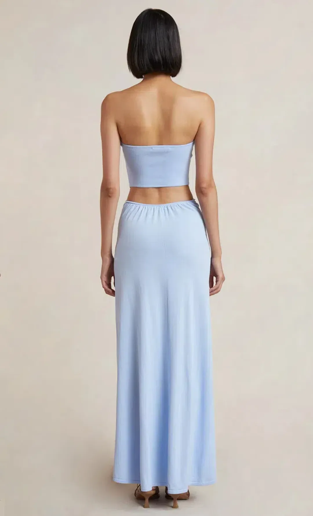 Bec & Bridge Miranda Knit Dress Blue Size 6 for rent on The Volte - main image