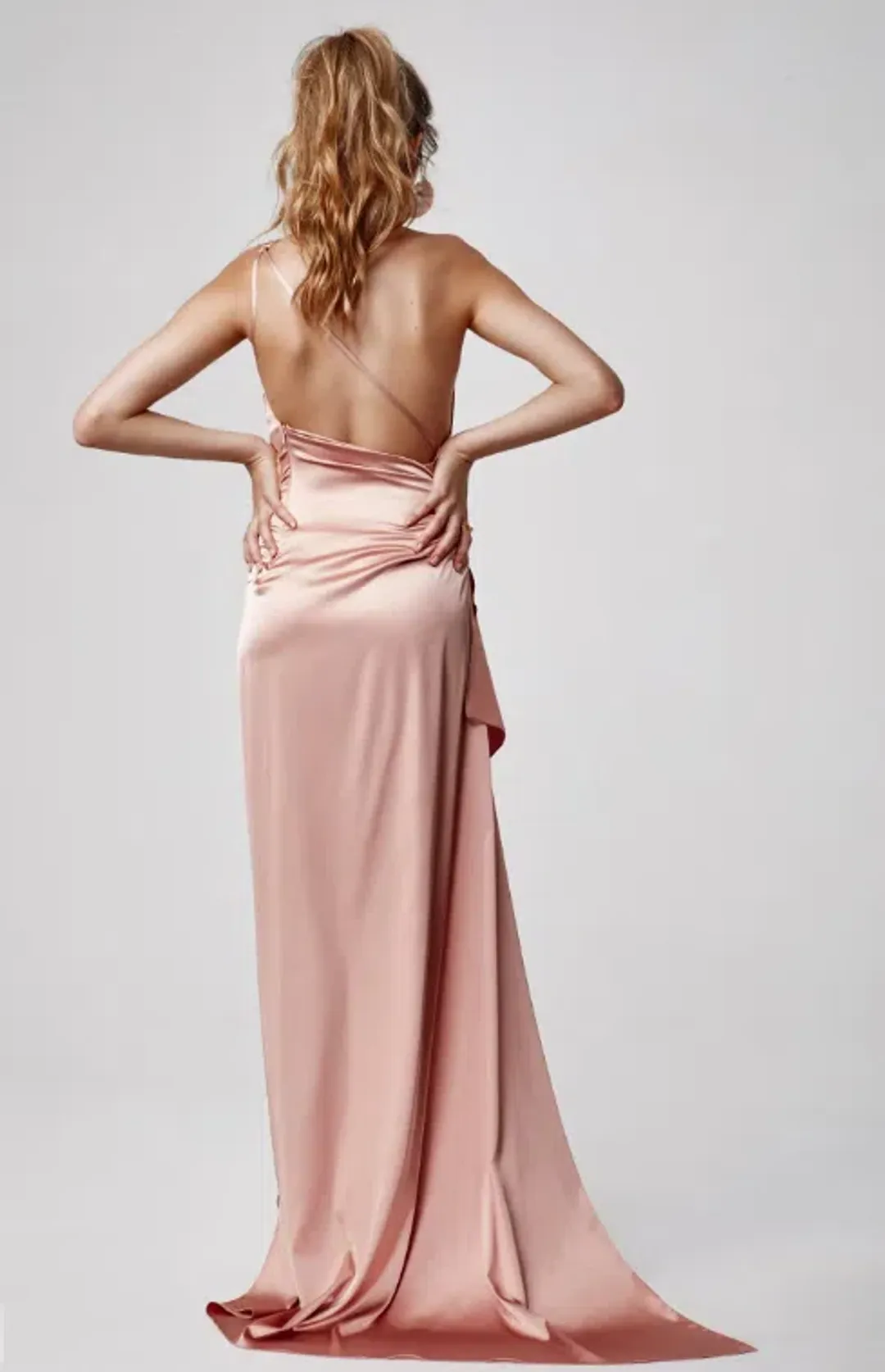Lexi Samira Floor Length Dress Pink Size 4 for rent on The Volte - main image