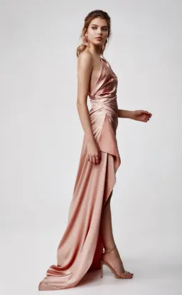 Lexi Samira Floor Length Dress Pink Size 4 for rent on The Volte - image 2
