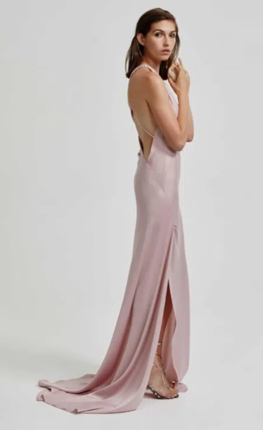 Lexi Colina Gown Lilac Size 6 for rent on The Volte - main image