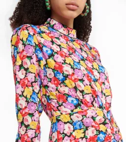 Rixo Cherie Floral Midi Dress Size 12 for rent on The Volte - image 2