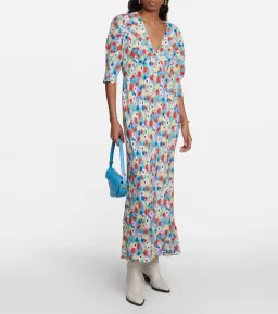 Rixo Zadie Floral Maxi Dress Size 12 for rent on The Volte - image 1