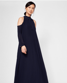 Ted Baker Rebessa Maxi Dress navy size 14 for rent on The Volte - image 4