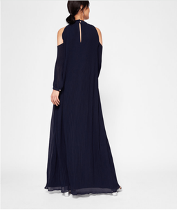 Ted Baker Rebessa Maxi Dress navy size 14 for rent on The Volte - image 3