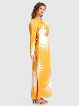 Roame Beso Dress Sol Print Size 1 / AU 10 for rent on The Volte - image 2