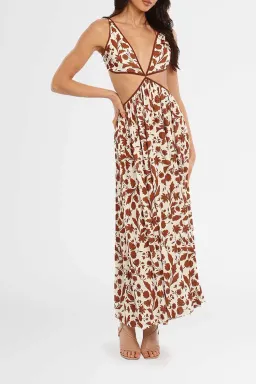 Bec & Bridge Pippa Dress Print Size 12 for rent on The Volte - image 1