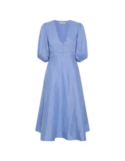 Bohemian Traders A-line Midi Dress Blue Size L/AU 14 for rent on The Volte - image 4