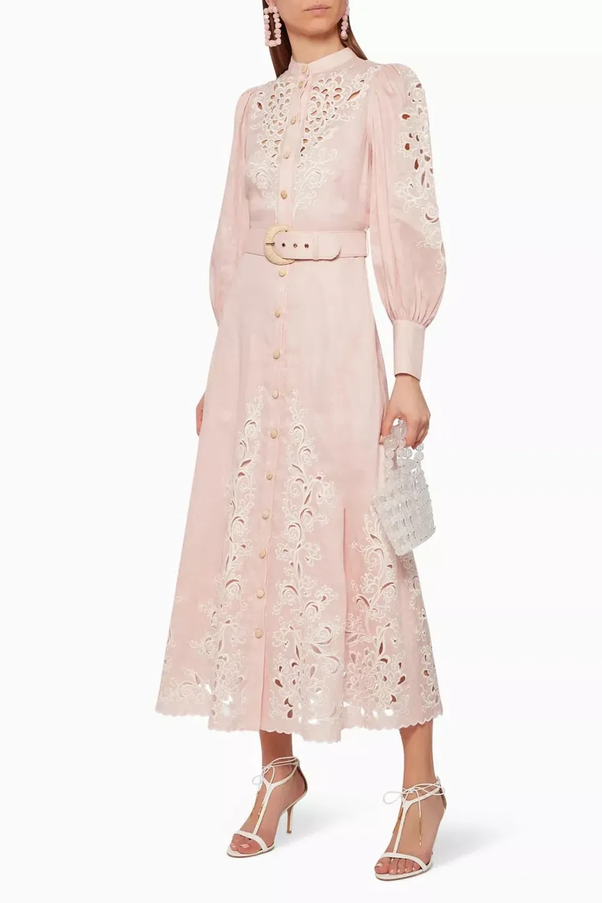 Zimmermann Freja Embroidered Dress in Blossom Size 0/Au 8 - Image 2