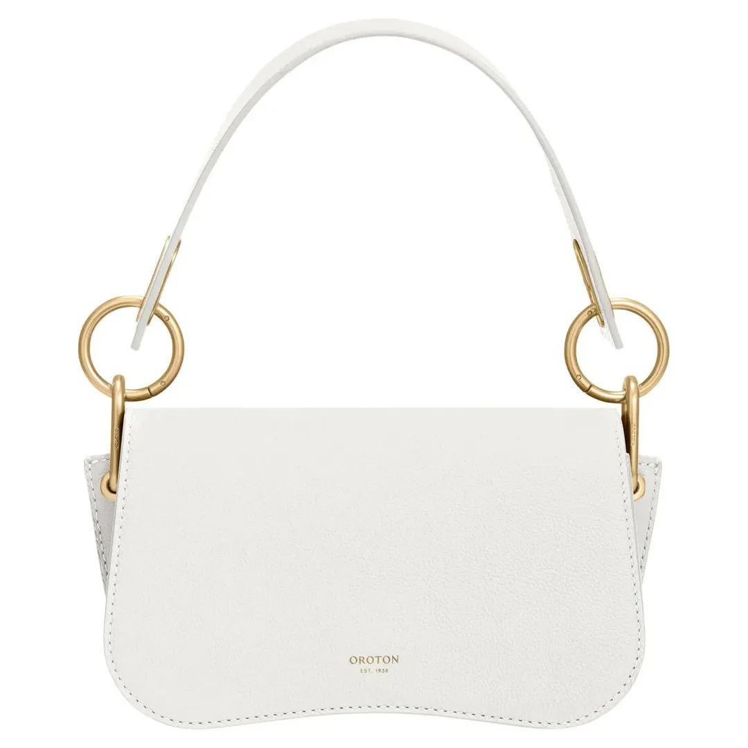 Oroton Liv Small Day Bag White for rent on The Volte - main image