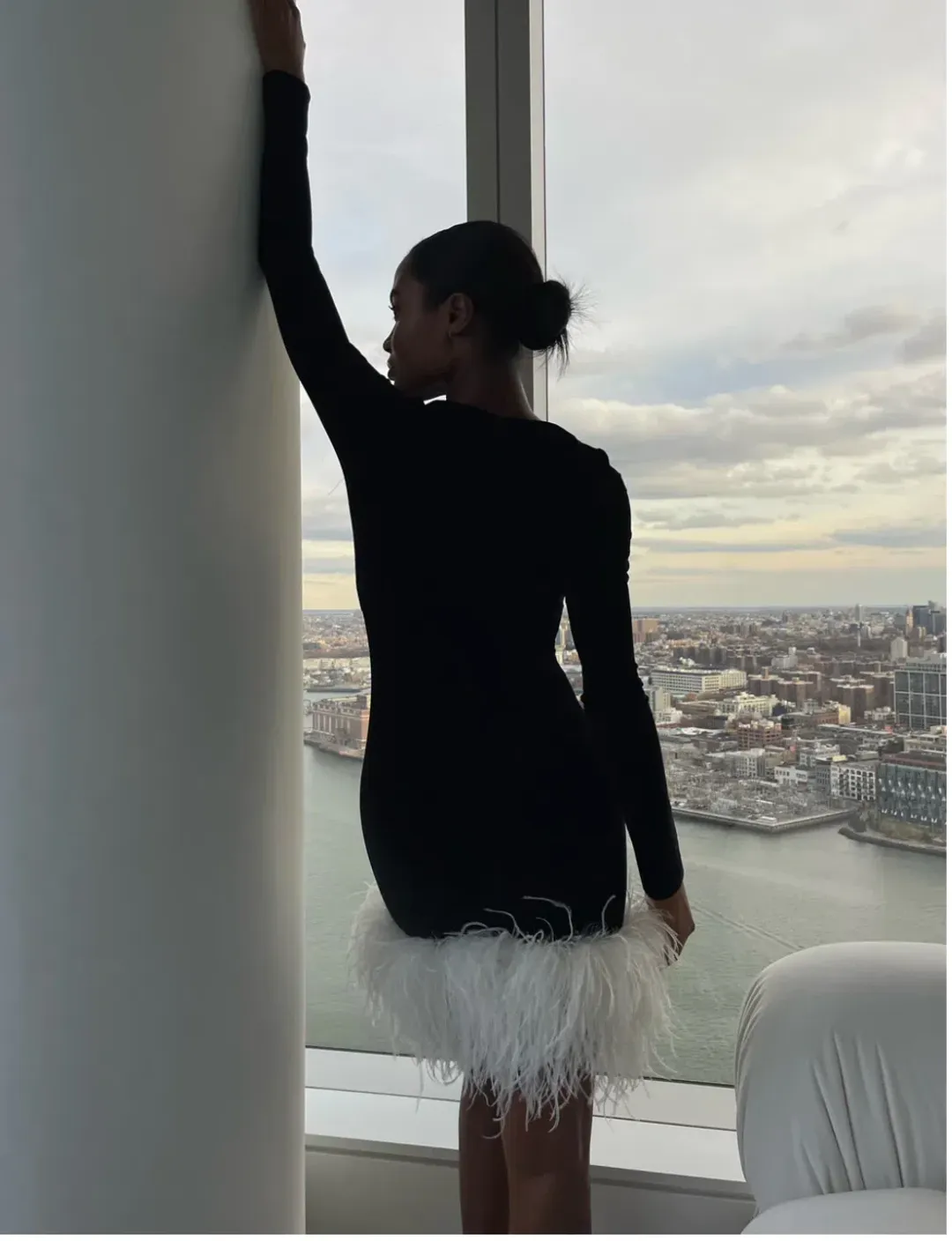 The Bar Adler Dress Black Size AU 6 for rent on The Volte - main image