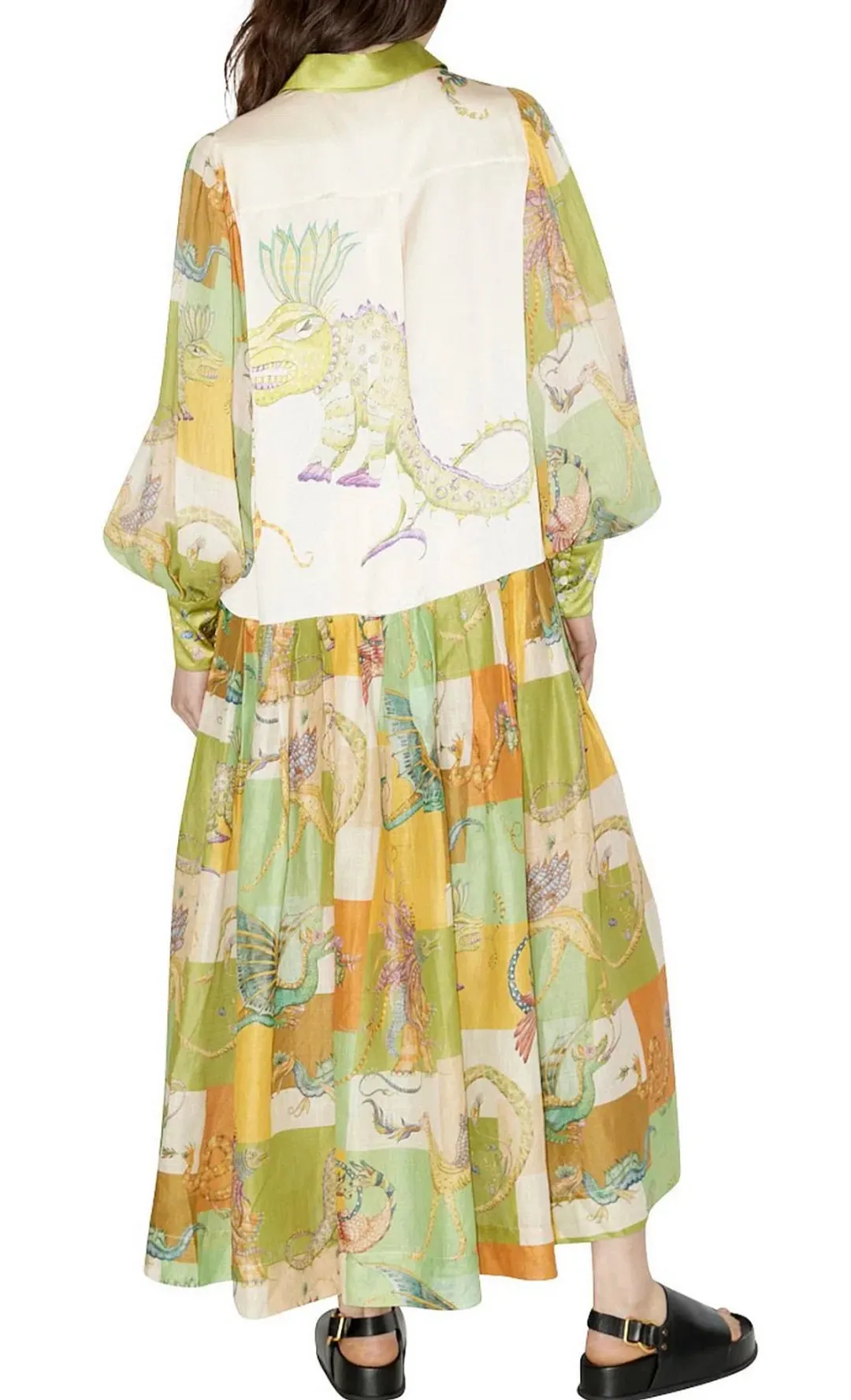 Alemais Jerome Shirtdress Multi Size 16 for rent on The Volte - main image