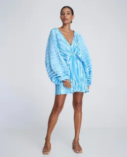 L’Idée Deluxe De Luxe Mini Dress Gown Sky Blue Size 10 for rent on The Volte - image 1