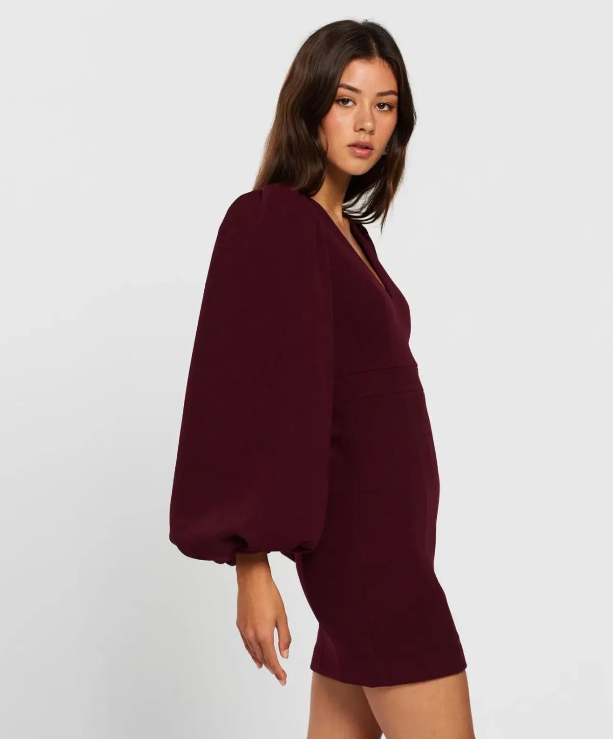 Mossman See You Again Dress Wine Size 14 - Image 3