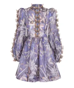 Zimmermann Botanica Butterfly Mini Dress Pandanus Size 1/AU 10 for rent on The Volte - image 4