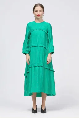 BÚL NAS The Nas Dress Green Size 12 for rent on The Volte - image 1
