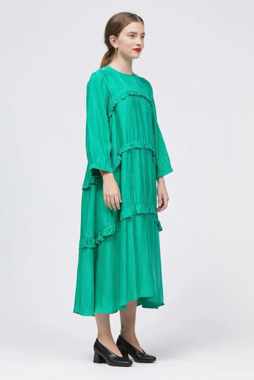 BÚL NAS The Nas Dress Green Size 12 for rent on The Volte - main image