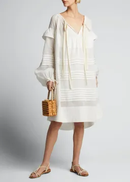 Lee Mathews GiGi Tunic White Size 4 for rent on The Volte - image 1