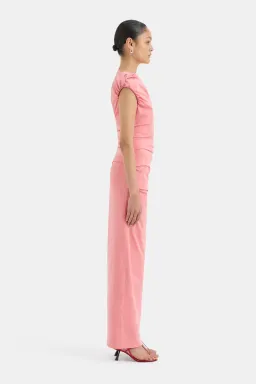 Sir the Label Giacomo Gathered Gown Pink Size 6 for rent on The Volte - image 3