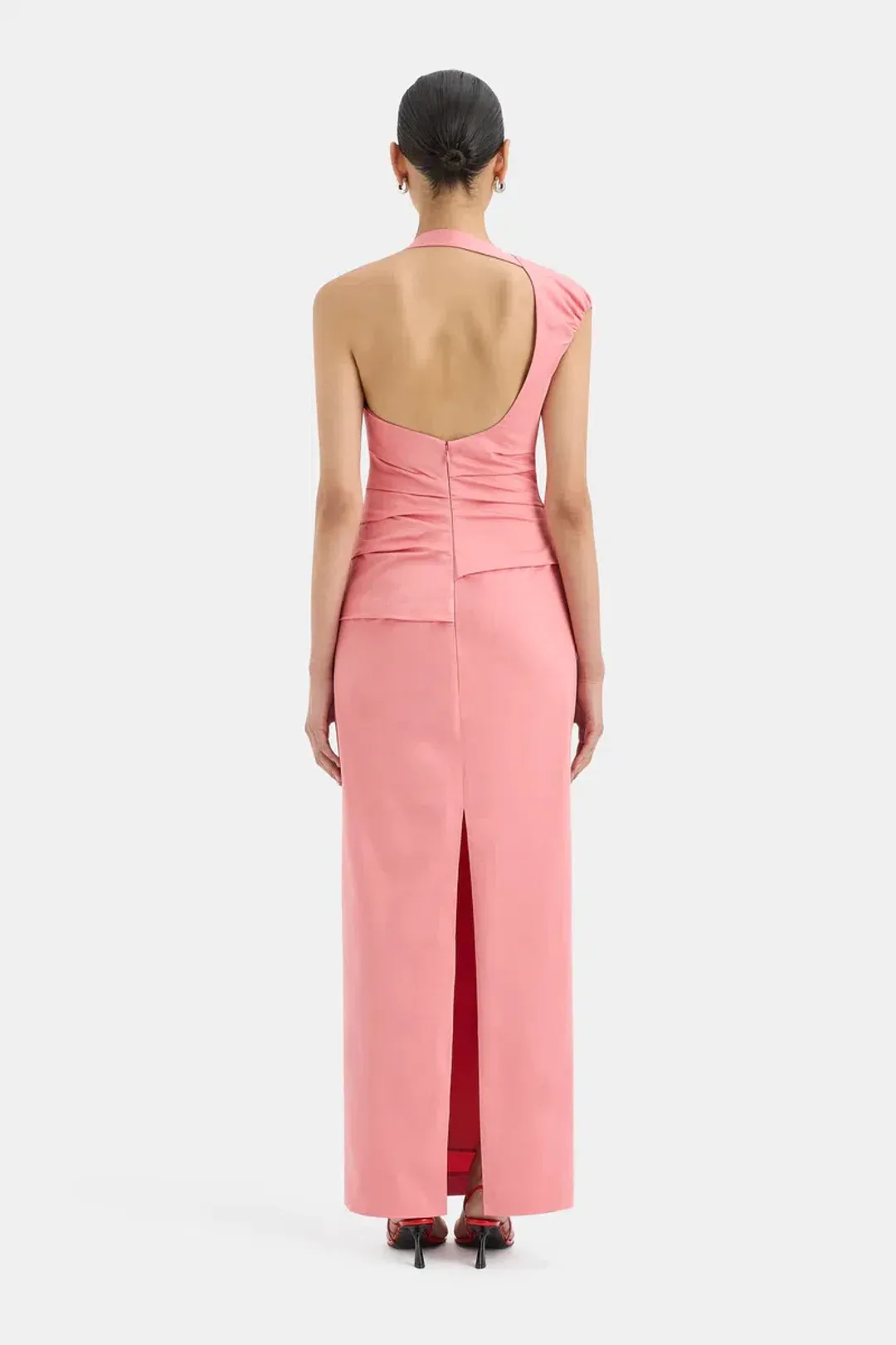 Sir the Label Giacomo Gathered Gown Pink Size 6 for rent on The Volte - main image