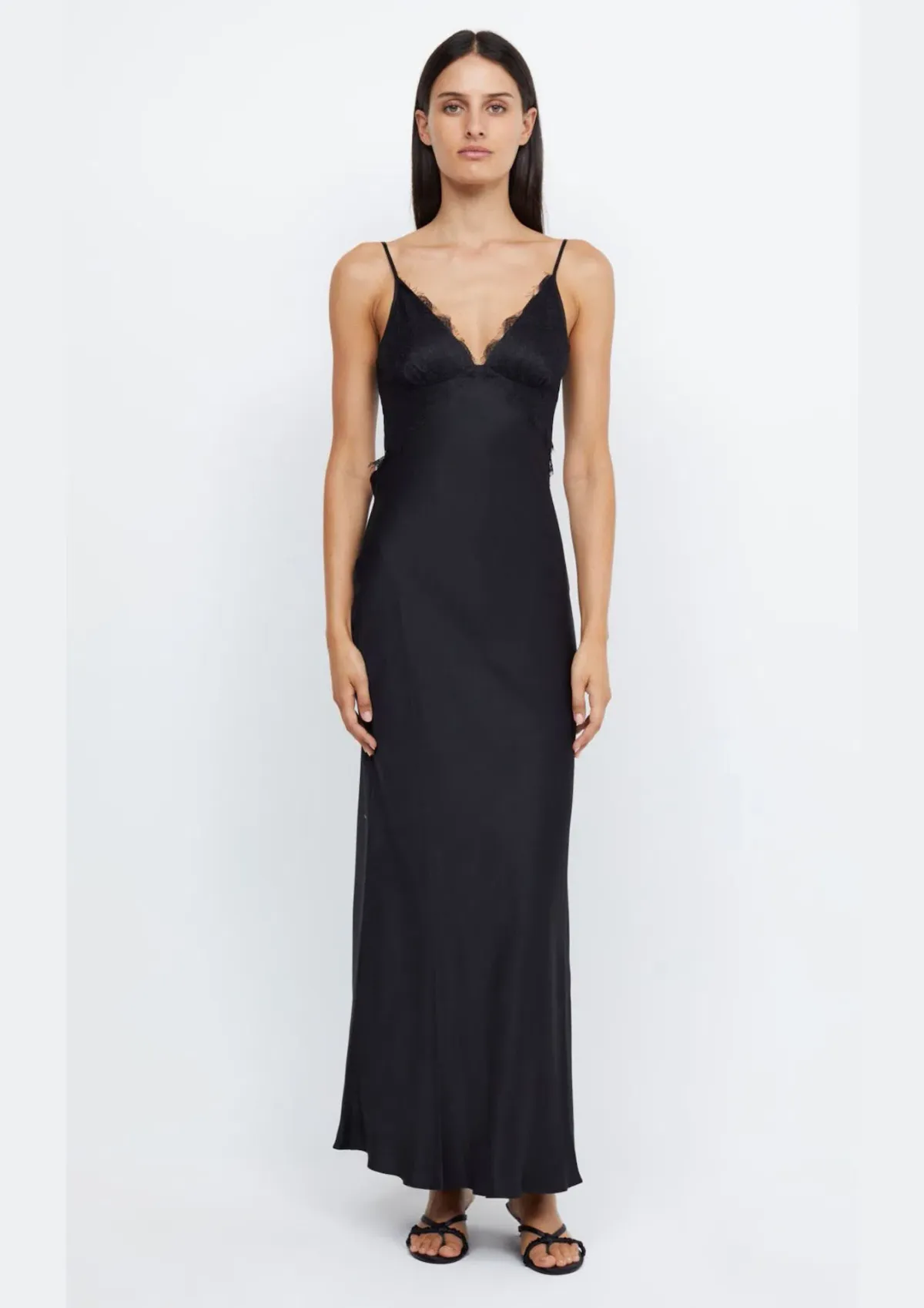 Bec & Bridge Emery Lace Maxi Dress Black Size 10 for rent on The Volte - main image