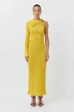 Camilla and Marc Cypress Dress Yellow Size 6 for rent on The Volte - image 1