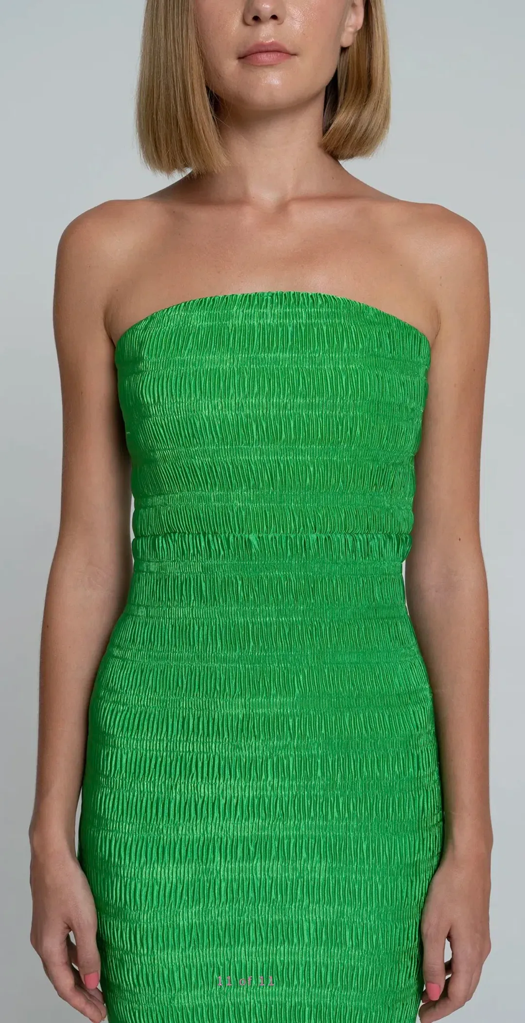 L’IDEE Aurore Gown Midi Sea Green Size 6 for rent on The Volte - main image