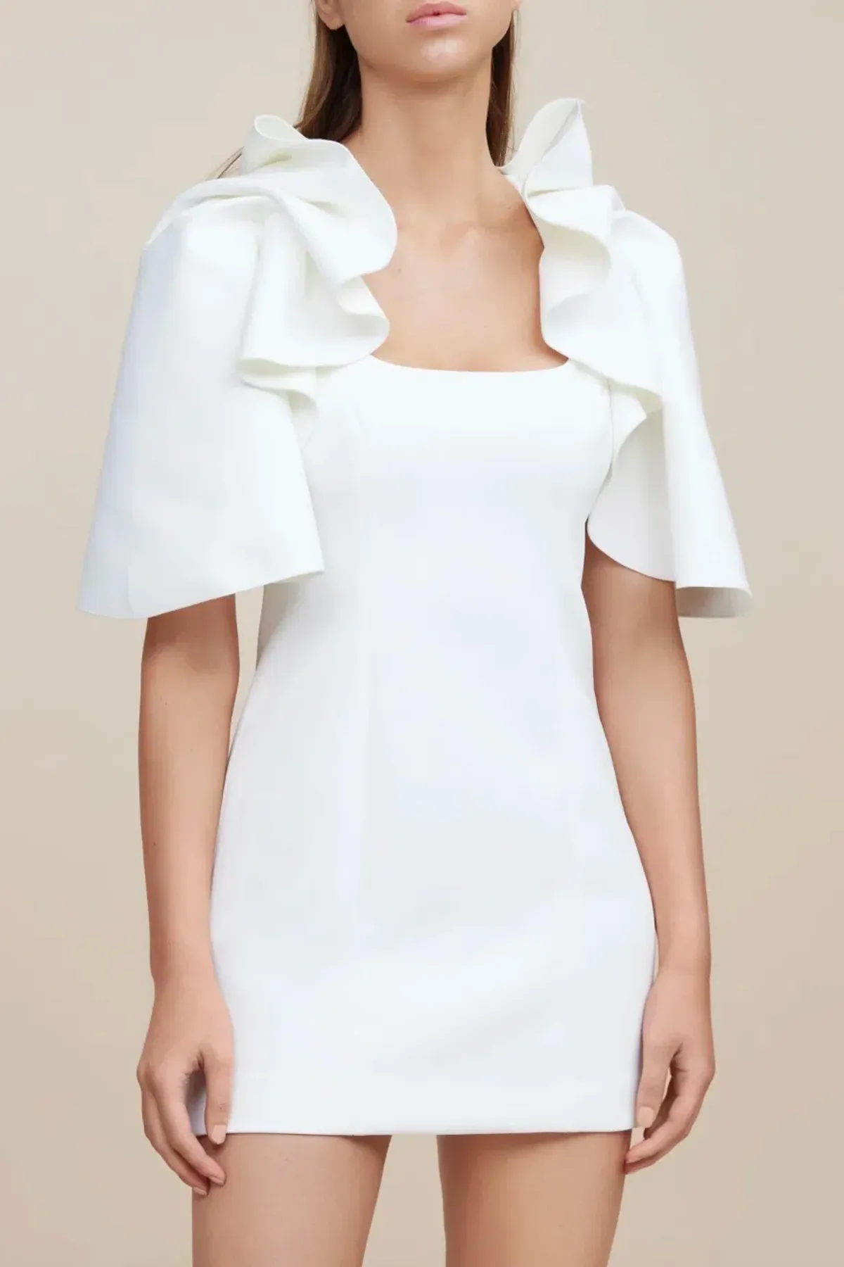 Acler Gwynne Dress in Cream Size AU 8 - Image 2