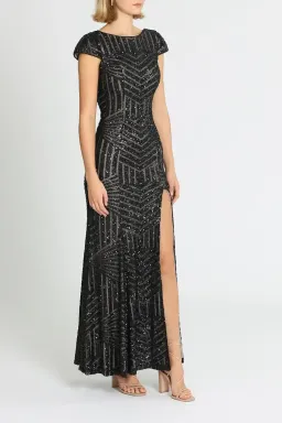 L'amour Grace Gown Black Black Size AU 8 for rent on The Volte - image 2